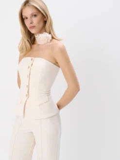 Sets></noscript>MOHITO Figurbetontes Top Nude