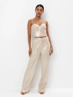 Blusen, Hemden>MOHITO Figurbetontes Top Goldbraun