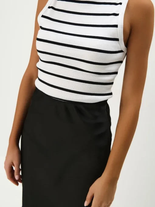 T-shirts, Tops>MOHITO Figurbetontes Top Weiu00df