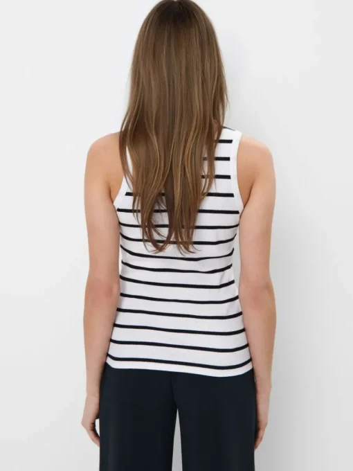 T-shirts, Tops>MOHITO Figurbetontes Top Weiu00df