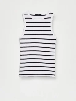T-shirts, Tops></noscript>MOHITO Figurbetontes Top Weiu00df