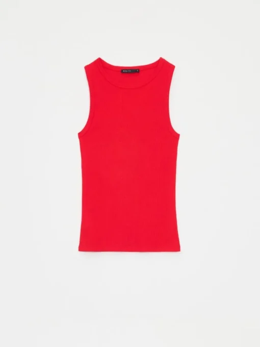 T-shirts, Tops>MOHITO Figurbetontes Top Rot
