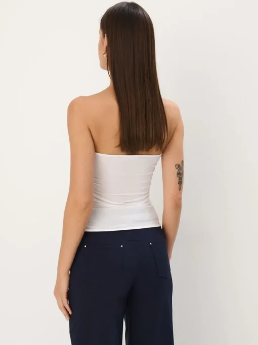 T-shirts, Tops>MOHITO Figurbetontes Top Weiu00df