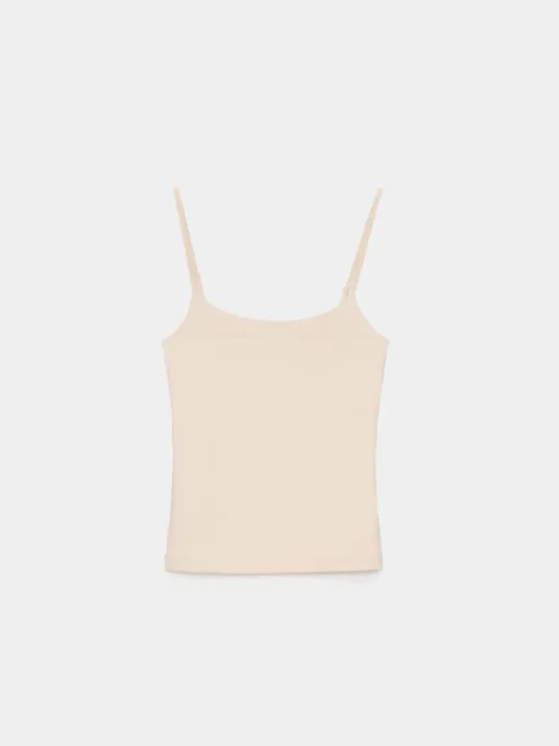 T-shirts, Tops>MOHITO Figurbetontes Top Beige