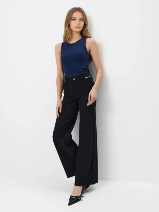 T-shirts, Tops>MOHITO Figurbetontes Top Navy