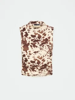 T-shirts, Tops></noscript>MOHITO Figurbetontes Top Nude