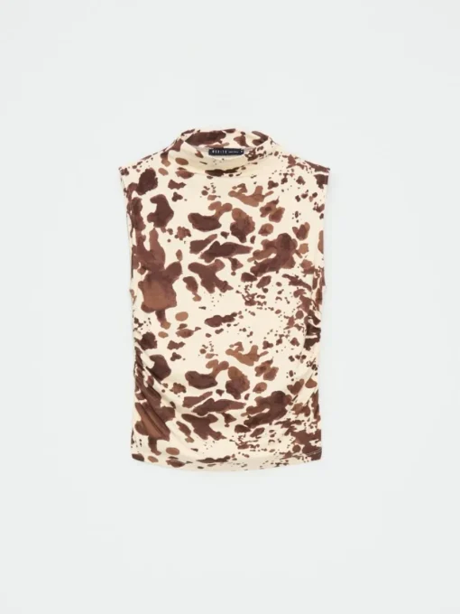 T-shirts, Tops>MOHITO Figurbetontes Top Nude