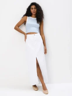 T-shirts, Tops>MOHITO Figurbetontes Top Blau