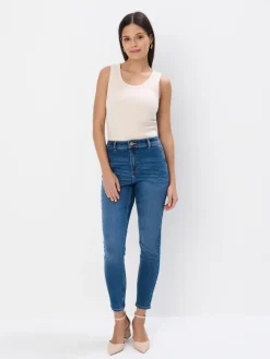 T-shirts, Tops>MOHITO Figurbetontes Top Beige