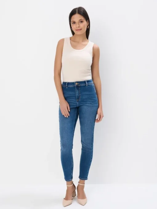 T-shirts, Tops>MOHITO Figurbetontes Top Beige