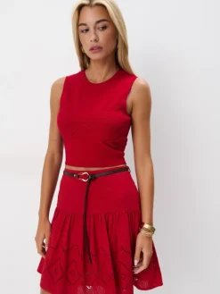 T-shirts, Tops>MOHITO Figurbetontes Top Rot