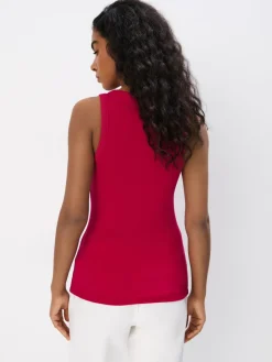 T-shirts, Tops></noscript>MOHITO Figurbetontes Top Fuchsia