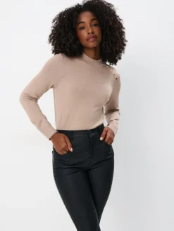 Pullover>MOHITO Figurnaher Pullover Beige
