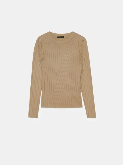 Pullover>MOHITO Figurnaher Pullover Khaki