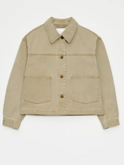 Jacken, Mäntel></noscript>MOHITO Frühlingsjacke Olivgrün