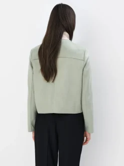 Jacken, Mäntel></noscript>MOHITO Frühlingsjacke Olivgrün