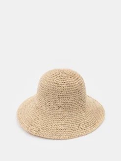 Mützen|Beachwear Kollektion>MOHITO Geflochtener Hut Nude