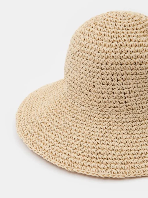Mützen|Beachwear Kollektion>MOHITO Geflochtener Hut Nude