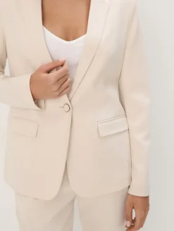 Am Häufigsten Ausgewählt|Anzüge></noscript>MOHITO Gerade geschnittener Blazer Creme