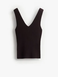 Coming Soon!></noscript>MOHITO Geripptes Top Dunkelbraun