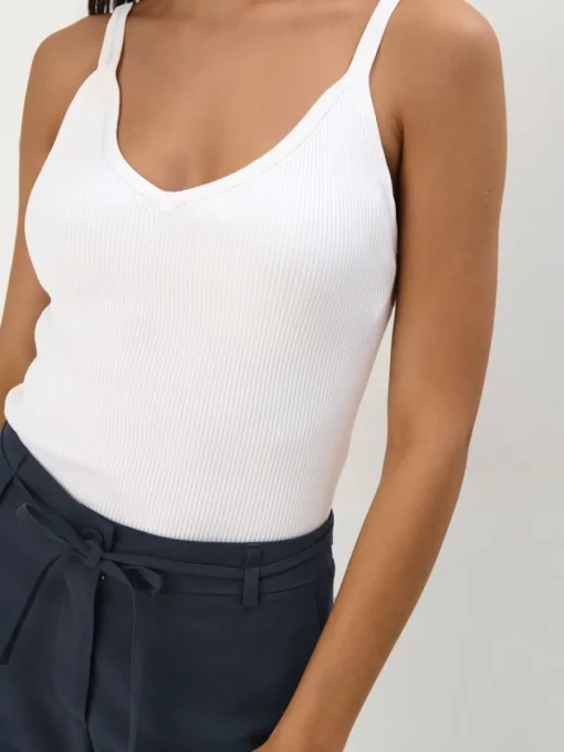 T-shirts, Tops>MOHITO Geripptes Top Creme