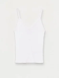 T-shirts, Tops></noscript>MOHITO Geripptes Top Creme
