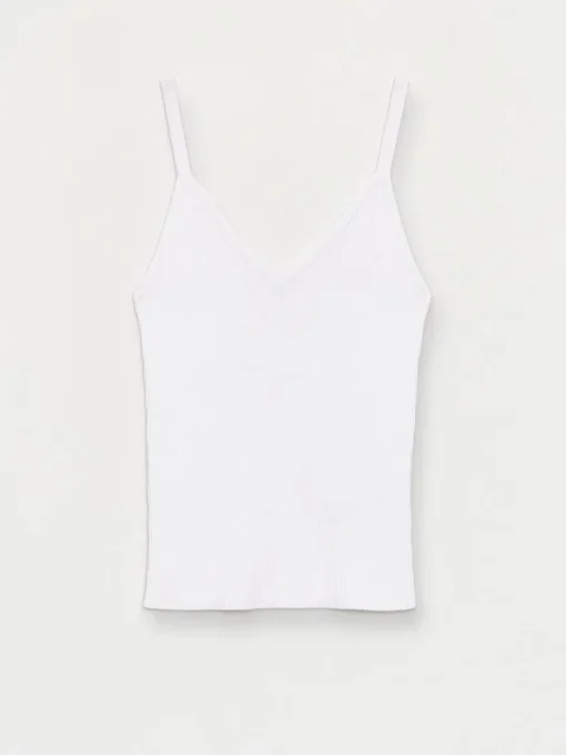T-shirts, Tops>MOHITO Geripptes Top Creme