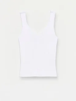 T-shirts, Tops></noscript>MOHITO Geripptes Top Creme
