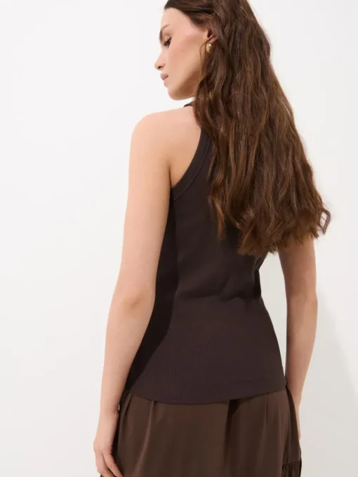 T-shirts, Tops>MOHITO Geripptes Top Dunkelbraun