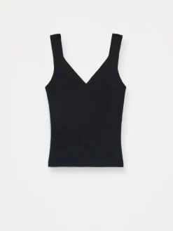 T-shirts, Tops></noscript>MOHITO Geripptes Top Schwarz