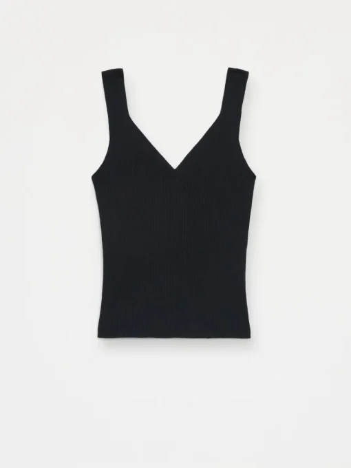 T-shirts, Tops>MOHITO Geripptes Top Schwarz