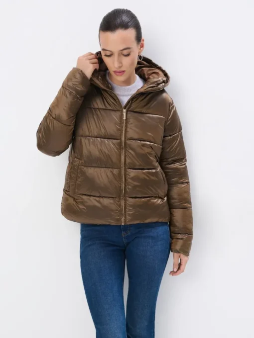 Jacken, Mäntel>MOHITO Gesteppte Pufferjacke Braun