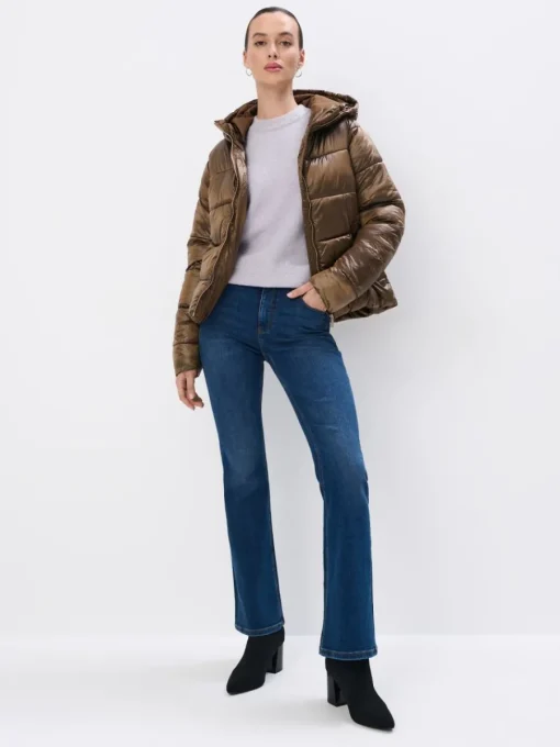 Jacken, Mäntel>MOHITO Gesteppte Pufferjacke Braun