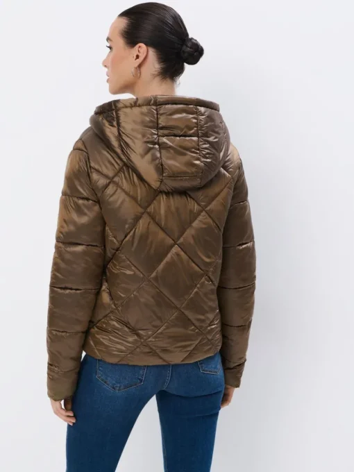 Jacken, Mäntel>MOHITO Gesteppte Pufferjacke Braun