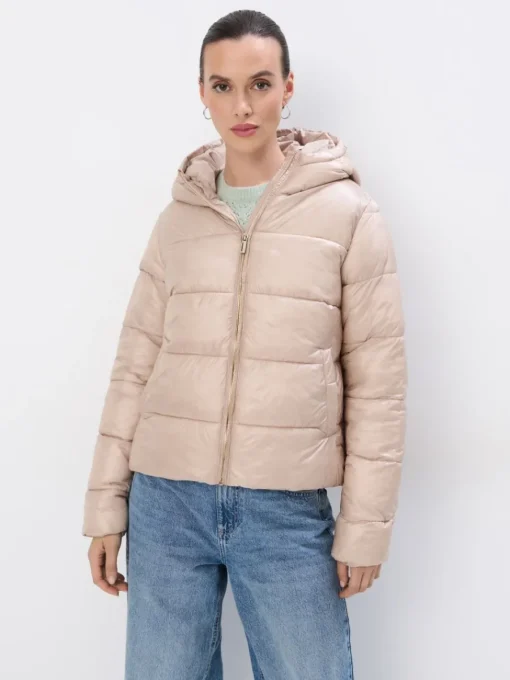 Jacken, Mäntel>MOHITO Gesteppte Pufferjacke Creme