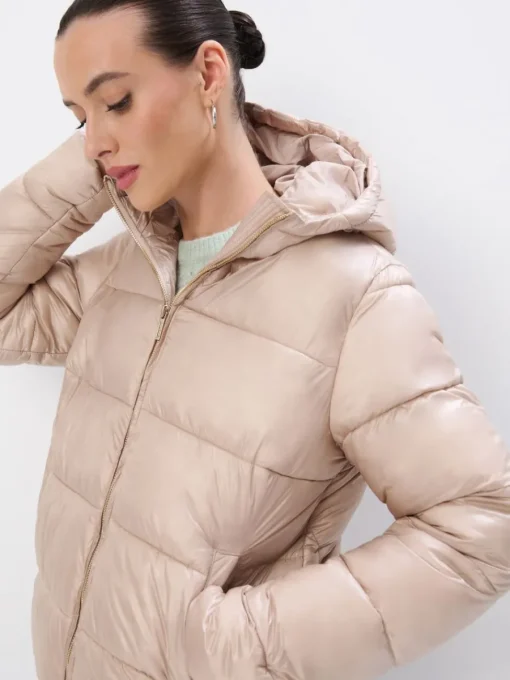 Jacken, Mäntel>MOHITO Gesteppte Pufferjacke Creme