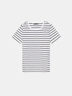 T-shirts, Tops></noscript>MOHITO Gestreiftes T-Shirt Weiu00df