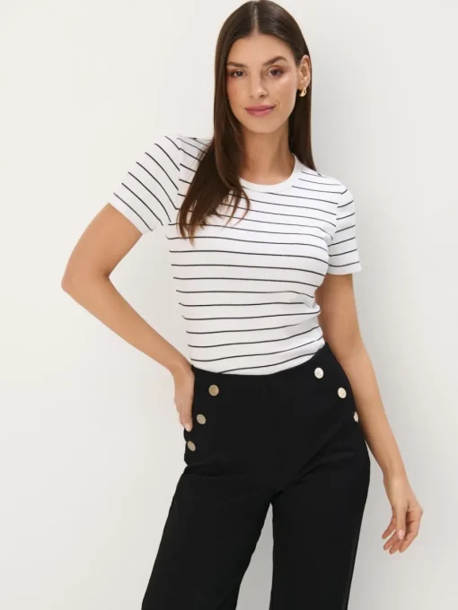 T-shirts, Tops>MOHITO Gestreiftes T-Shirt Weiu00df