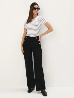 T-shirts, Tops>MOHITO Gestreiftes T-Shirt Weiu00df