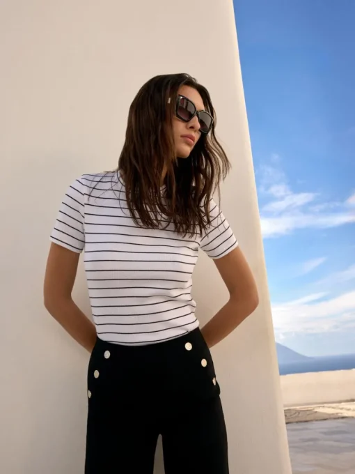 T-shirts, Tops>MOHITO Gestreiftes T-Shirt Weiu00df