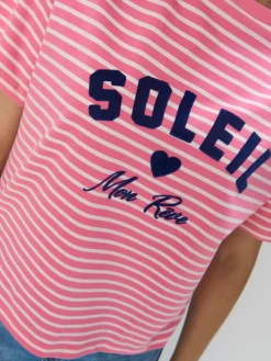 T-shirts, Tops>MOHITO Gestreiftes T-Shirt Pink