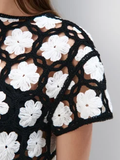Blusen, Hemden></noscript>MOHITO Gestrickte Bluse Schwarz