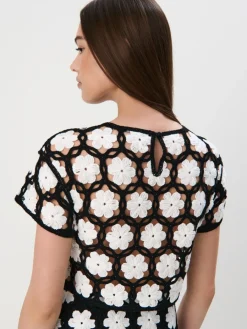 Blusen, Hemden></noscript>MOHITO Gestrickte Bluse Schwarz