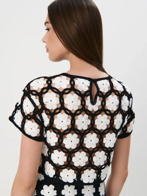 Blusen, Hemden>MOHITO Gestrickte Bluse Schwarz