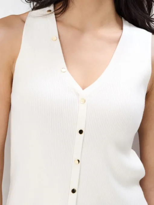 Blusen, Hemden>MOHITO Gestrickte Bluse Weiu00df