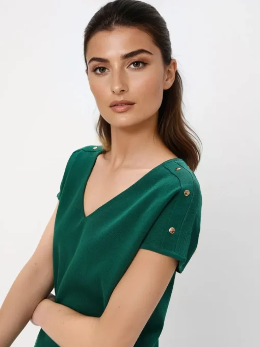 Blusen, Hemden>MOHITO Gestrickte Bluse Grün