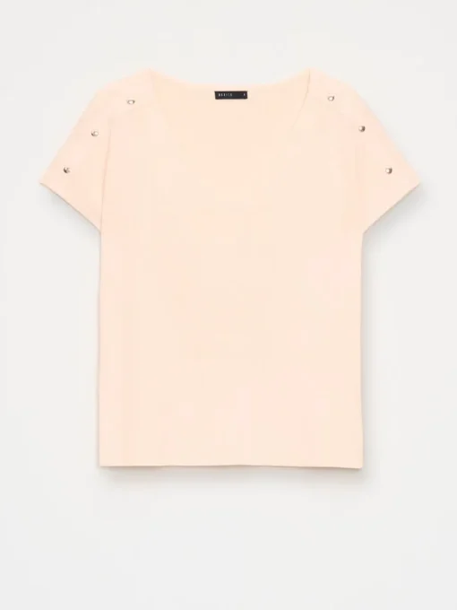 Blusen, Hemden>MOHITO Gestrickte Bluse Nude