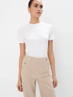Blusen, Hemden>MOHITO Gestrickte Bluse Creme