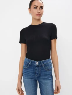 Blusen, Hemden>MOHITO Gestrickte Bluse Schwarz