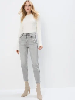 Blusen, Hemden>MOHITO Gestrickte Bluse Weiu00df
